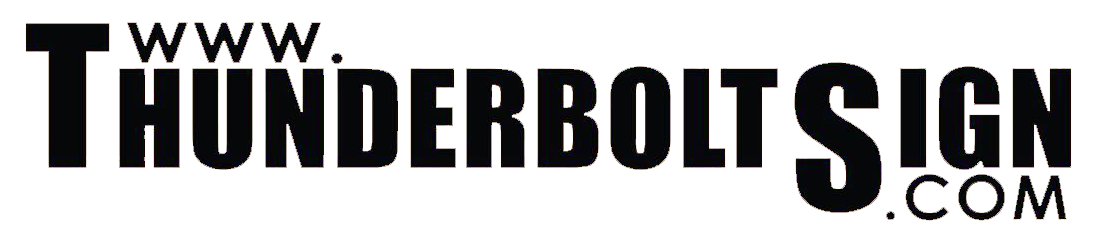 Thunderbolt Sign Logo